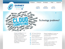 Tablet Screenshot of earneyconsulting.com